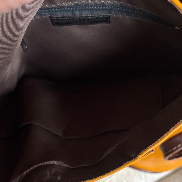 Vera Pelle Mustard Leather Backpack main image 5